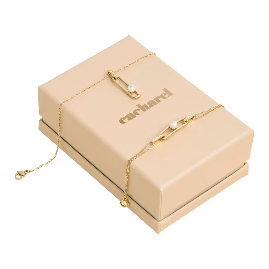 Parure Apolline Gold (bracelet & collier)