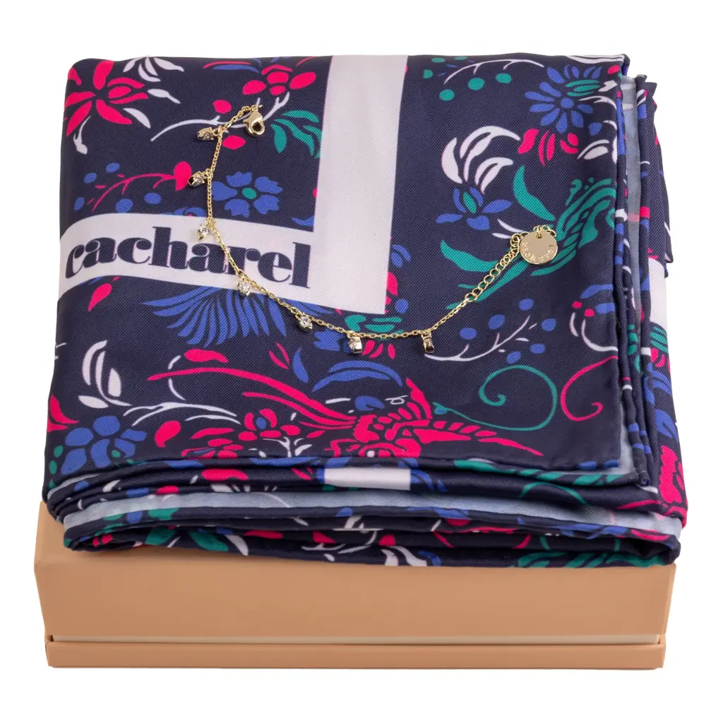 Parure Cacharel (bracelet & foulard)
