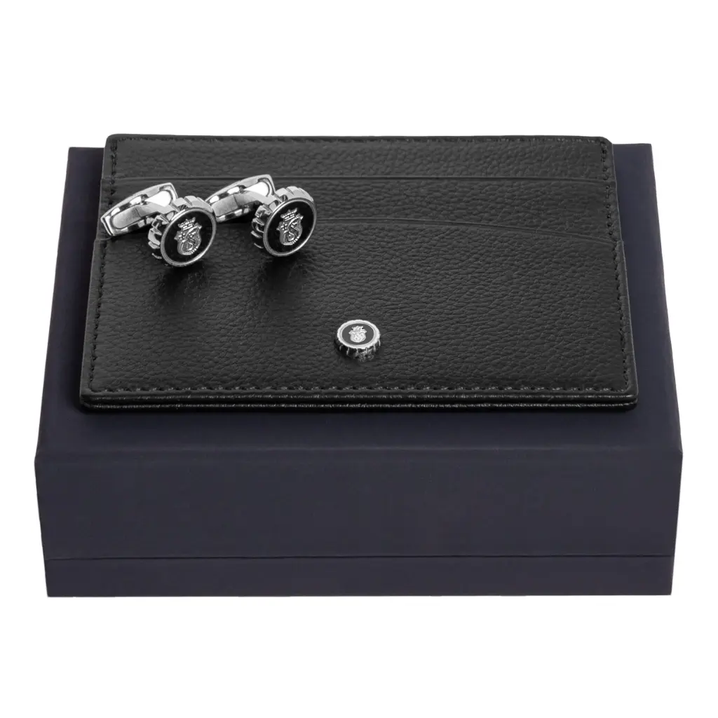 Parure Festina (porte-cartes & boutons de manchette)