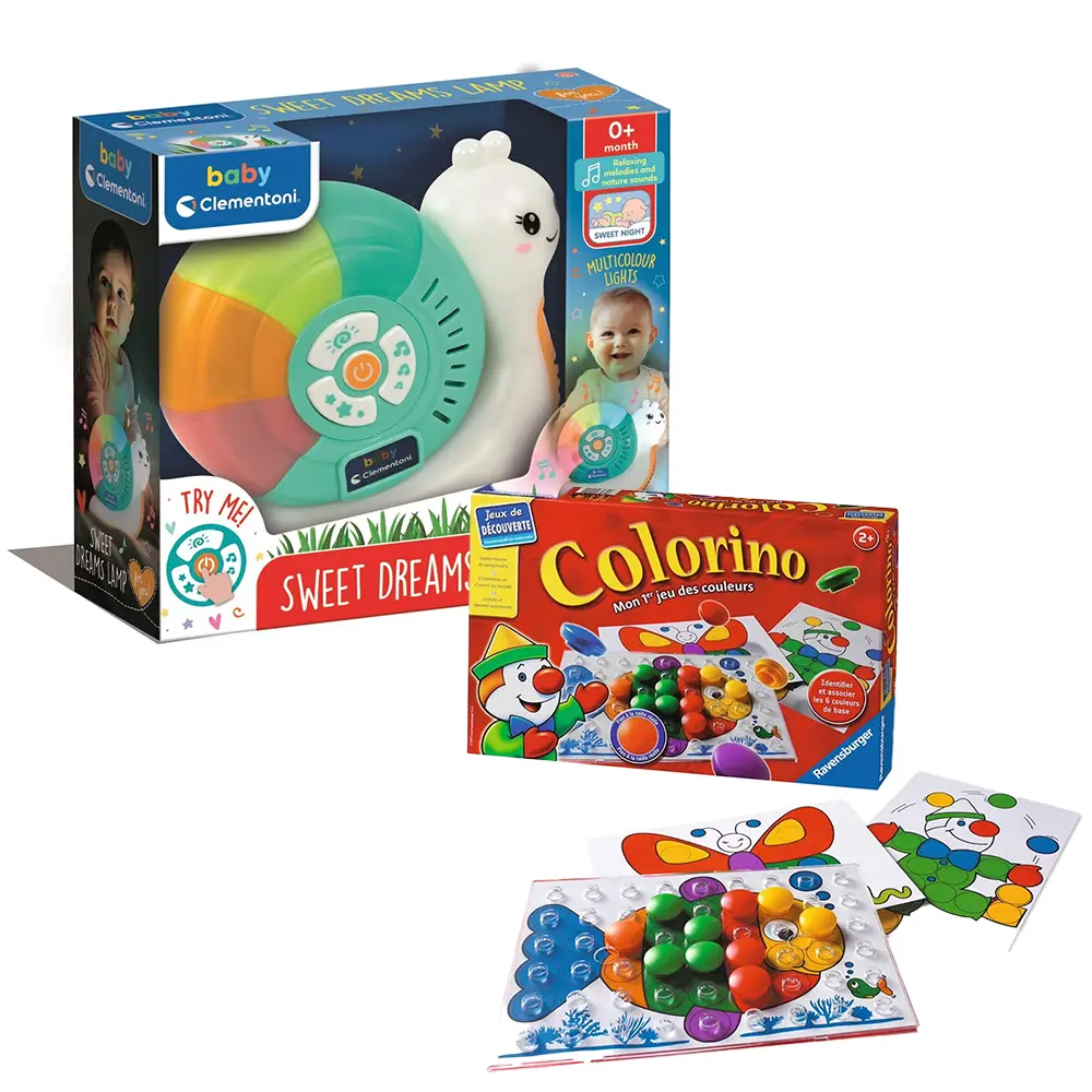 Pack éveil & couleurs (0-2 ans)