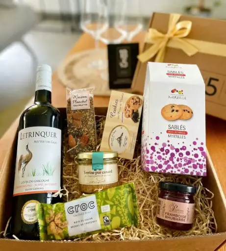 [BLANC22] Coffret gourmand avec Côtes de Gascogne